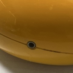 Vintage 1970s Yellow Panasonic Toot- A- Loop AM Radio R72 Works