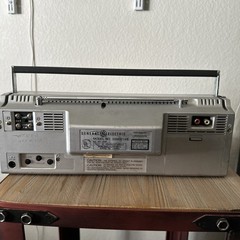 2 GENERAL ELECTRIC GE STEREO MICROCASSETTE BOOMBOX RADIO TV RARE 3XM3214E JAPAN