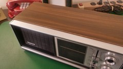 REAL 1972 Panasonic RE-7273 FM AM 3-Band Table Radio Working RETRO VINTAGE WOOD