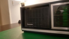 REAL 1972 Panasonic RE-7273 FM AM 3-Band Table Radio Working RETRO VINTAGE WOOD