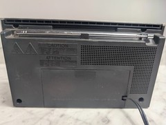 Vintage SONY Model ICF-710W Silver Black Transistor AM FM 2 Band Radio