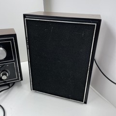 Vtg Motorola Stereophonic FM AM Stereo Radio & Speakers Model TT39FW Japan made