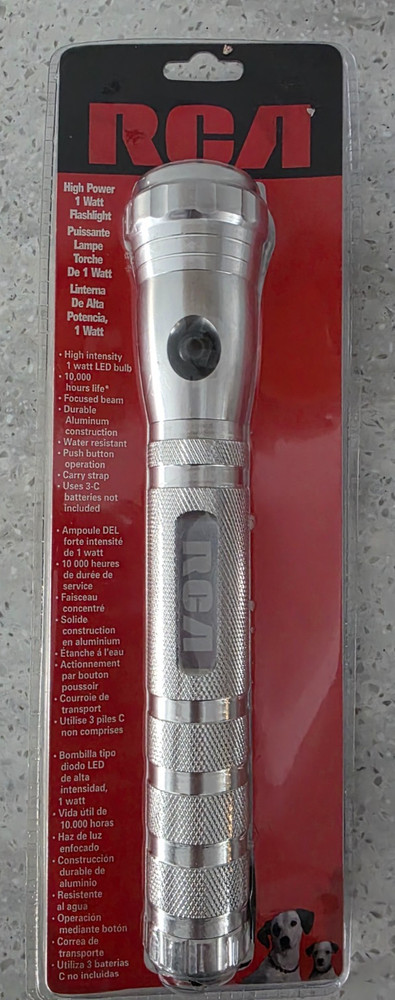 RCA Flashlight 9&Prime; mag light in Original Packaging Sealed
