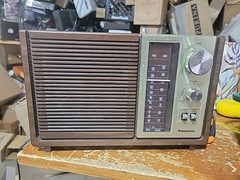 Vintage PANASONIC Model No. RE-6280 AM/FM Table Radio Tested & WORKING
