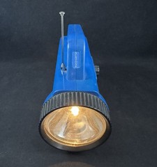 Vintage Suntone AM/FM Handy Radio Light w/ Siren RR222