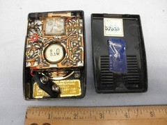 WORKING BLACK 1959 VISTA ROUND GRILLE 6 TRANSISTOR RADIO- RADIOORPHANAGE