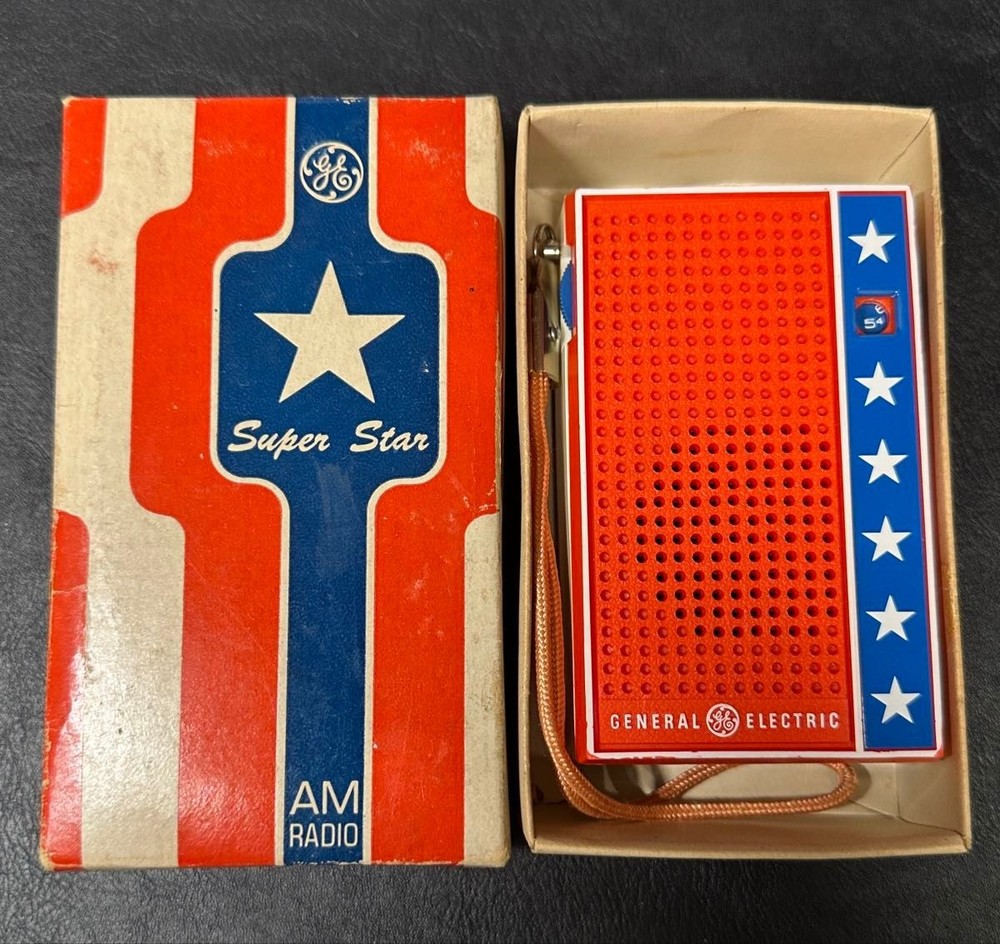 GE Superstar AM FM Radio Vintage Retro Working Mid-Century Modern Japan JP