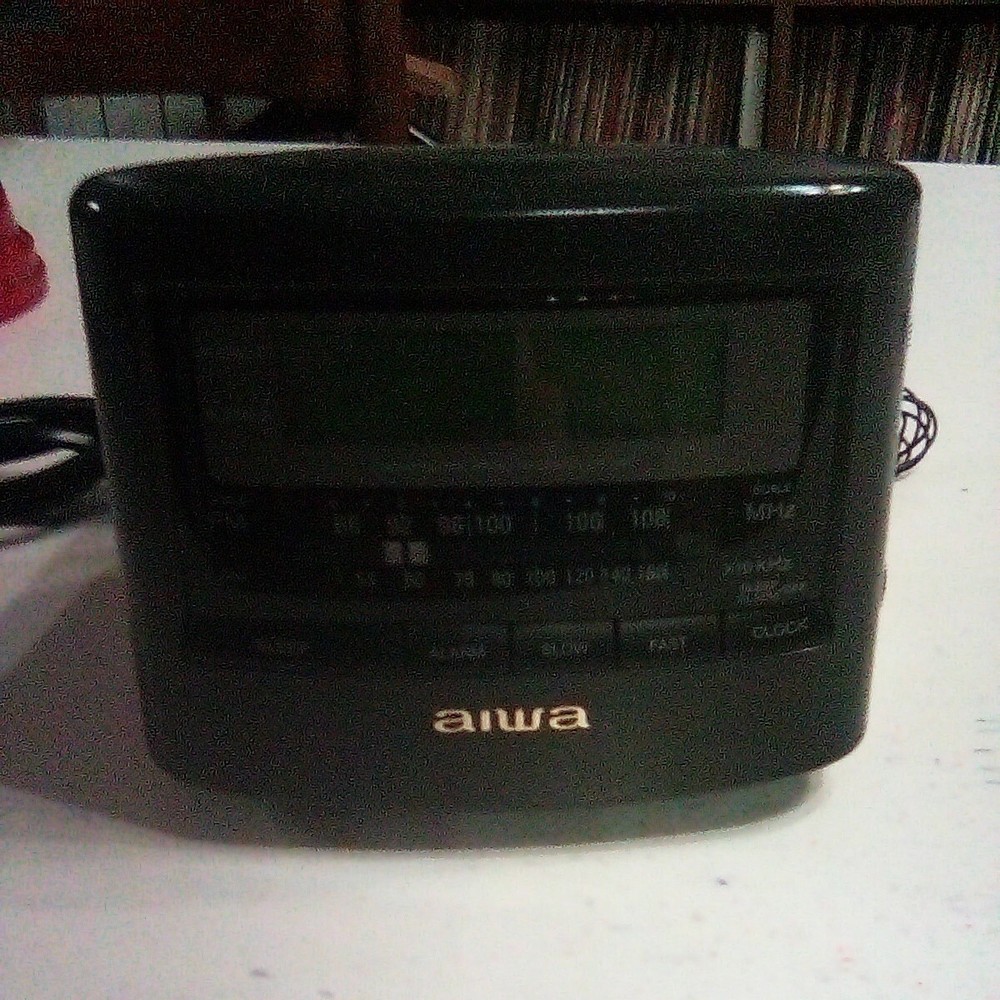 Alarm Clock Radio Used Aiwa.Mod.FR-A47EZ.Made In China.