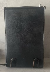 Vintage Sears Solid State AM FM Portable Radio Woodgrain Tested Working
