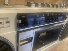 Randix SCR-710 Vintage Stereo Cassette Recorder Portable Radio Working