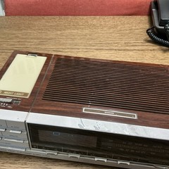Vintage Soundesign Dual Alarm Clock Radio # 3744 Wood Grain – READ