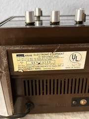 Montgomery Wards Airline AM/FM Clock Radio Early 1970s Tested Clock Keeps Time