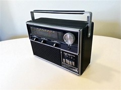 Janon Solid State Multi-Band Radio, Model 2843, AM/FM/TV/AIR/WB Bands, Vintage