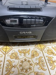 Craig JS 8632 Portable CD/Radio/Cassette Boombox Tested Works Great