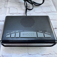 Electro Brand 4610 Black Digital Alarm Clock Radio AM/FM Snooze Tested