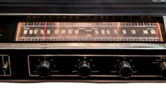General Electric SC3213B Stereo Music System 8 Track Turntable Record Player