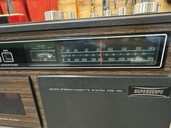Superscope CRS-152 AM/FM Stereo Cassette Recorder Marantz Vintage Boombox Works