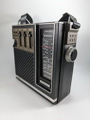 Vintage Emerson Solid State Multiband Radio Receiver With AM, FM, Air HP WB & LP