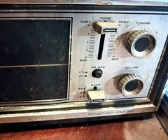 Vintage Panasonic RE-7273 Weather FM AM 3-Band Table Radio Japan Workin