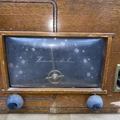Vintage Zenith Model 5K037 Wood Tube Radio Transoceanic – RARE! For Parts/Repair
