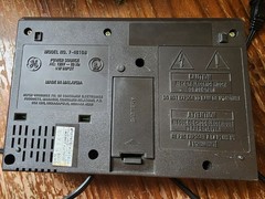 GE Digital Clock Radio Vintage General Electric 7-4616B AM/FM Snooze