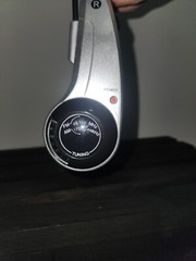 International AM FM Radio Headset Receiver Blk and Gray Vintage (Tested)