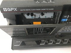 Vintage GPX Model DC 590 Digital Alarm Clock Radio /Cassette – PARTS or REPAIR