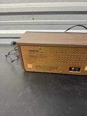 Panasonic Radio AM/FM Model RE-6513 Wood Grain 13.25&Prime; Long Works Vintage Japan
