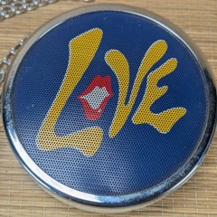 Vintage LOVE Radio Necklace 1970s Radio Shack Tandy Realistic Cat. No. 12-2003
