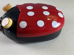 Vintage Likto/Amico Ladybug AM Transistor Radio 1970s Hong Kong Working