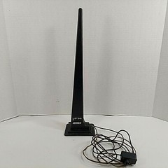 Vintage Jensen AM FM Radio Antenna Indoor Stereo Plastic Tabletop Tower 17&Prime;