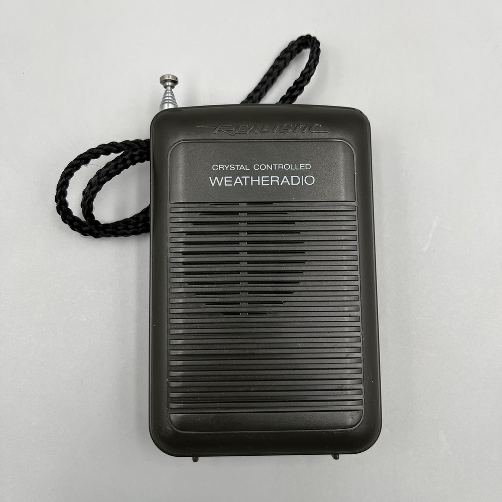 Realistic Crystal Controlled Weather Radio Pocket Handheld Receiver 12-242 WORKS