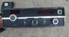 Johnson Messenger 4145 CB 2 Way Radio With Speaker Antenna Signal Kicker As Is