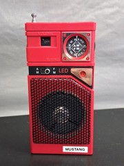 Vintage Mustang Am/fm Pocket Radio