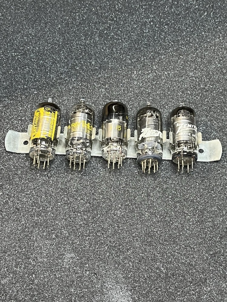 Vintage Zenith Trans-Oceanic Transoceanic H500 Radio Tubes Set
