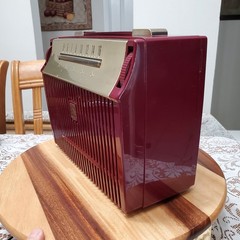 Very RARE Vintage 1953 Motorola Tube Radio Model 63L2 Working Maroon