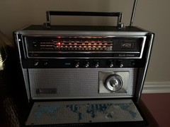 Sony CRF-5100 Earth-Orbiter AM/FM/AIR/PSB/LW/SW 10-Band Radio, Works