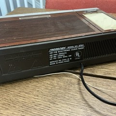 Vintage Soundesign Dual Alarm Clock Radio # 3744 Wood Grain – READ