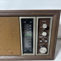 Vintage Sony Mahogany AM/FM Radio – Model TFM-9450W