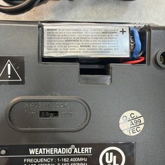 RadioShack 12-247B Weather Radio Alert 7 Channel NOAA Digital – Tested – Works
