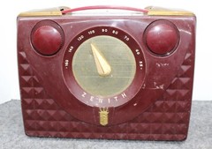 ZENITH H401 PORTABLE RADIO w/DISPLAY BATTERY
