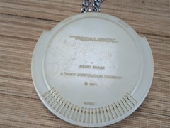 Vintage LOVE Radio Necklace 1970s Radio Shack Tandy Realistic Cat. No. 12-2003