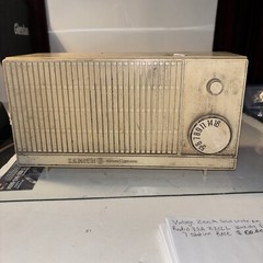 Rare Zenith Solid State Am Only Radio USA Z212L Working Found 7 Stations Vintage