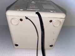 Lloyds Clock Radio CR201 Vintage Cube AM/FM Cassette Player In Beige