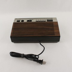 Vintage GE 7-4634 AM/FM Digital Clock Radio Woodgrain