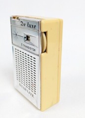 Vintage Star-Lite Jupiter De-Luxe 6 Transistor AM Portable Radio w/ Box ~ PARTS