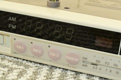 Vintage SONY Under Counter Kitchen Clock AM/FM Radio Cassette Player ICF-C560