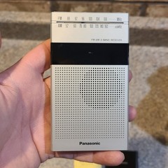 Vintage Panasonic Radio RF-032 AM FM 2 Band Receiver Case WORKS Box Paperwork C7