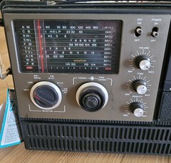 Vtg 1970s WORLDSTAR MG-6000 Multi-Band Radio Receiver AM/FM/CB Shortwave READ