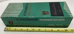 Vtg Juliette Six Transistor Transceiver Model WT-6 Walkie Talkie In Original Box